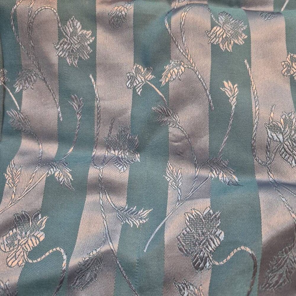Fabric, Teal Polyester / Rayon Crepe, 45" x 3/4 yd.